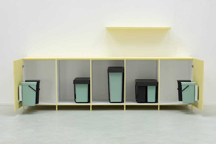 Sort & Go Κάδος Ανακύκλωσης τριπλός, για ντουλάπι