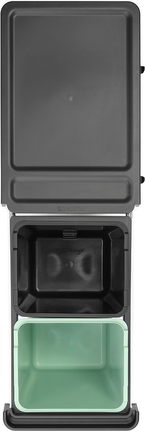 Sort & Go Κάδος ανακύκλωσης διπλός για ντουλάπι, 2 x 15 L