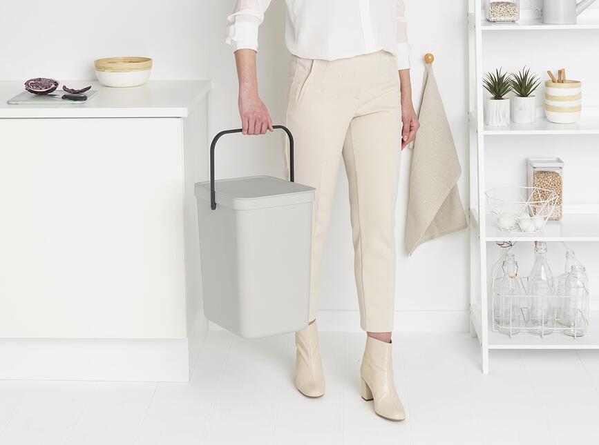 Sort & Go Κάδος Ανακύκλωσης, 25 L, γκρι