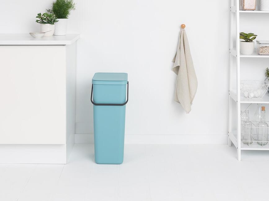 Sort & Go Poubelle de Tri, 40 L, grise