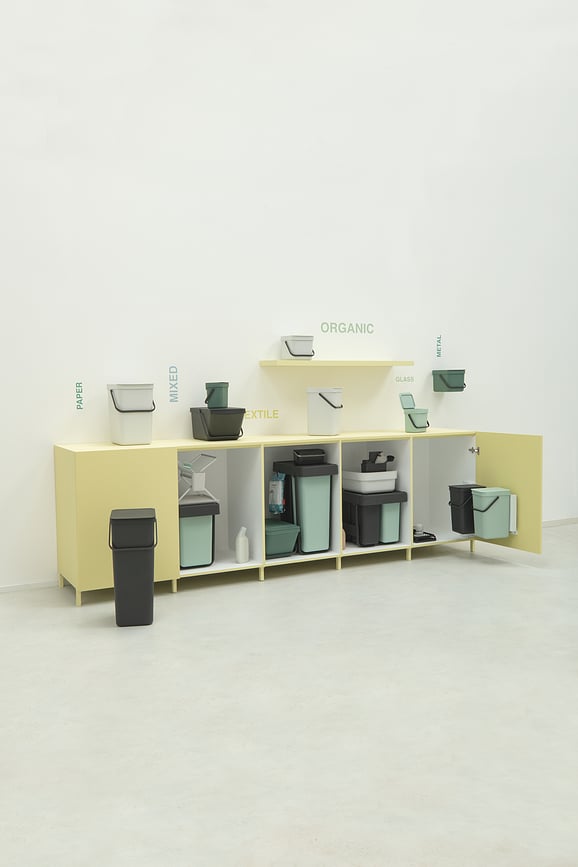 Sort & Go Poubelle de Tri triple à intégrer