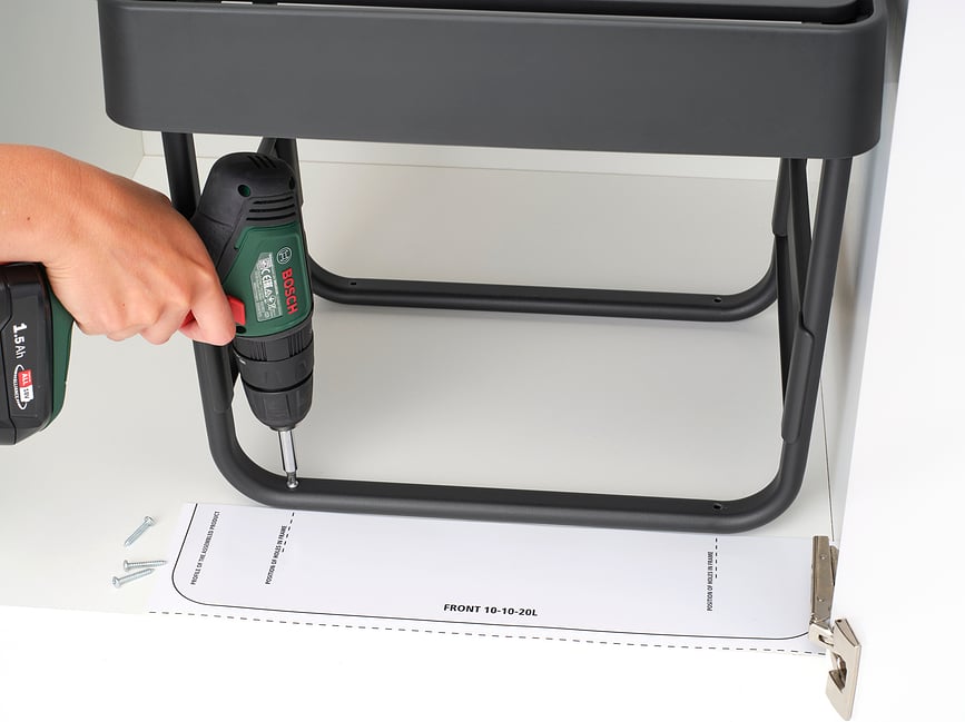 Sort & Go Poubelle de Tri triple à intégrer