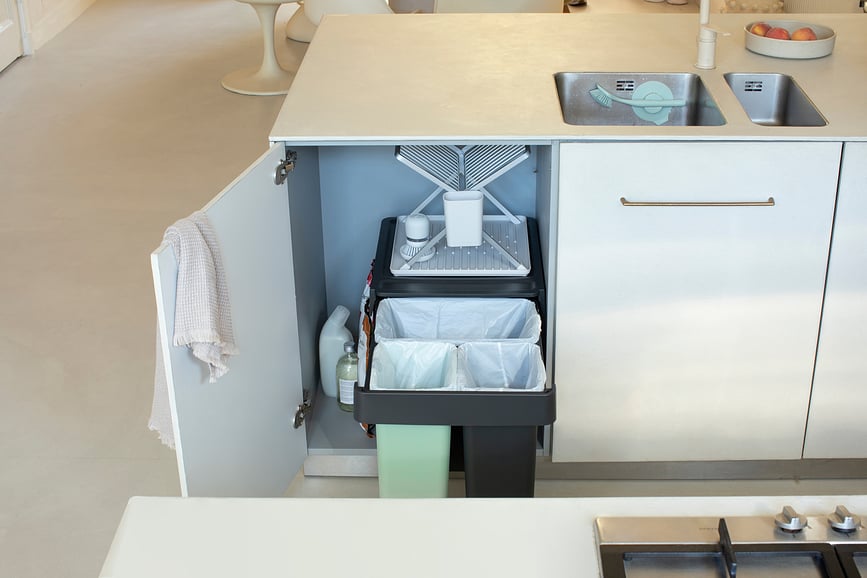 Sort & Go Poubelle de Tri triple à intégrer