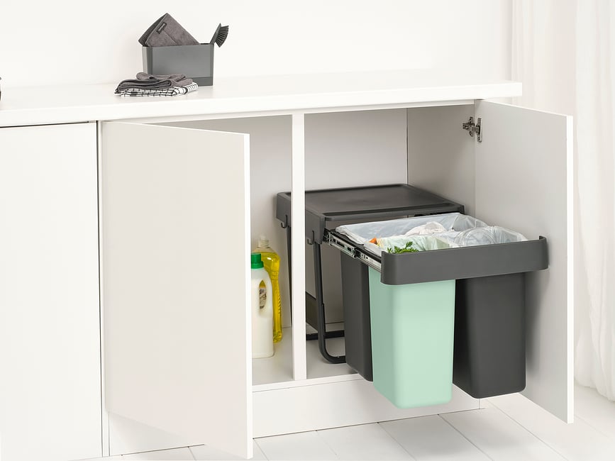 Sort & Go Poubelle de Tri triple à intégrer