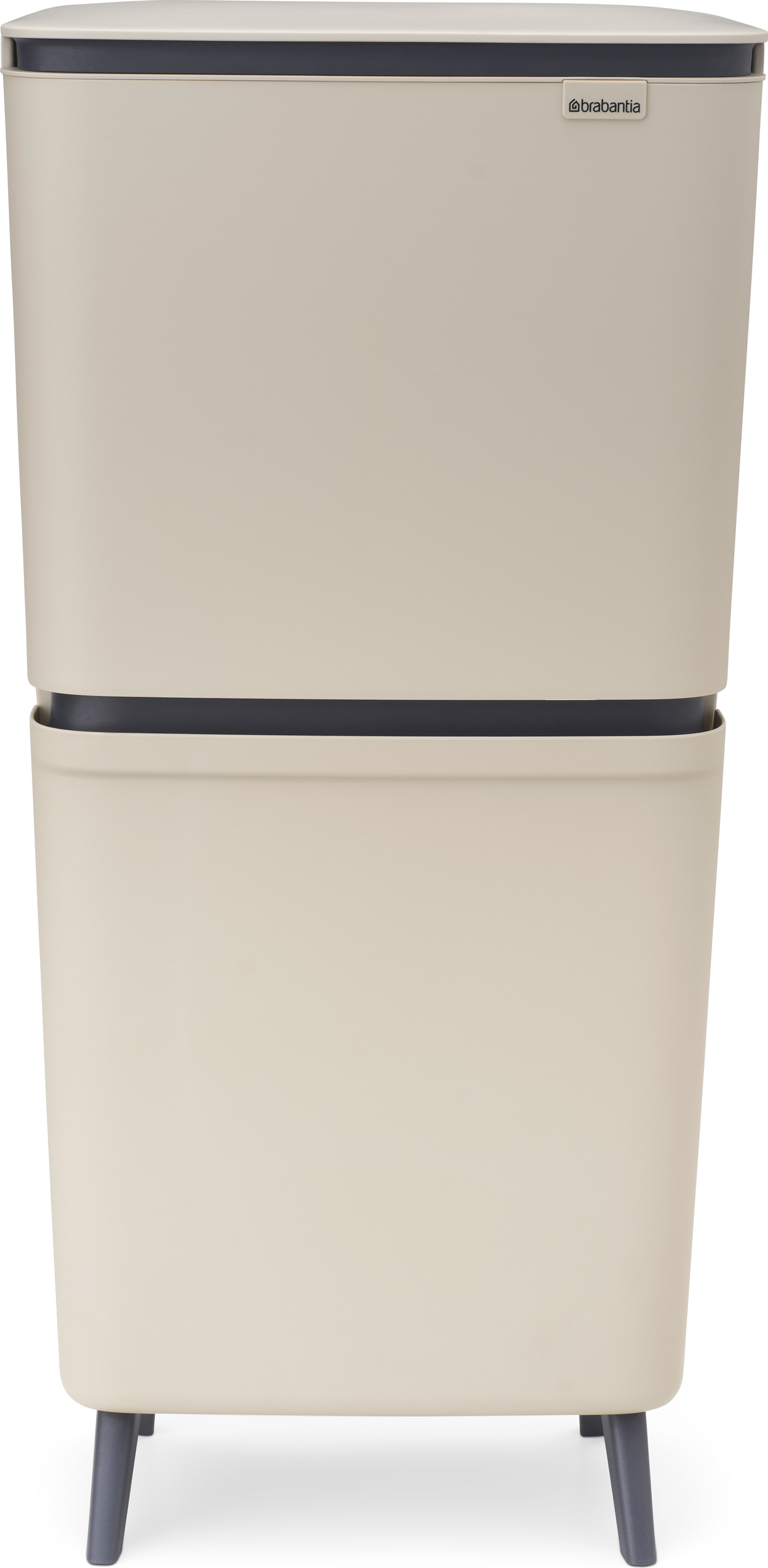 SortUp Hi Mülleimer 25 + 10 + 10 l, beige