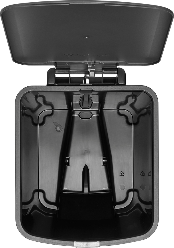 Poubelle à pédale StepUp 25 l, beige, en matière recyclée