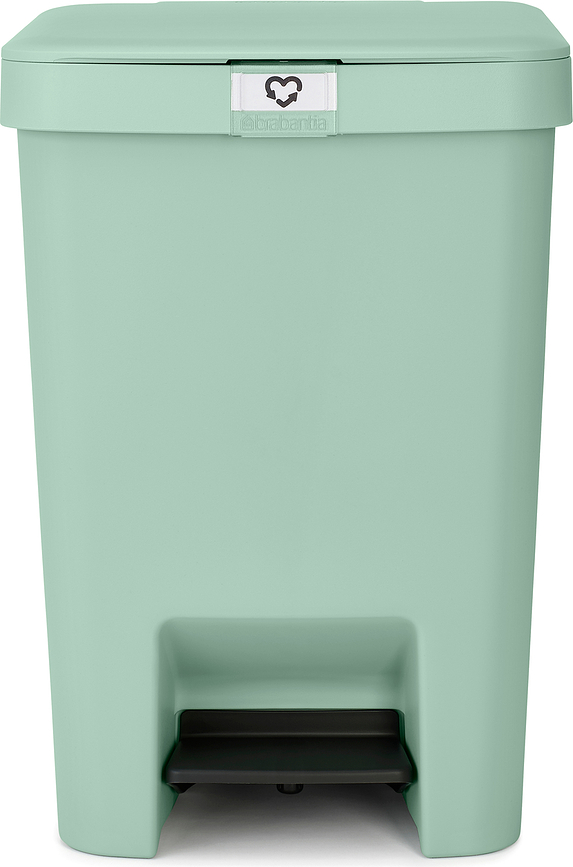 StepUp Poubelle à Pédale 25 L, vert jade, en matière recyclée