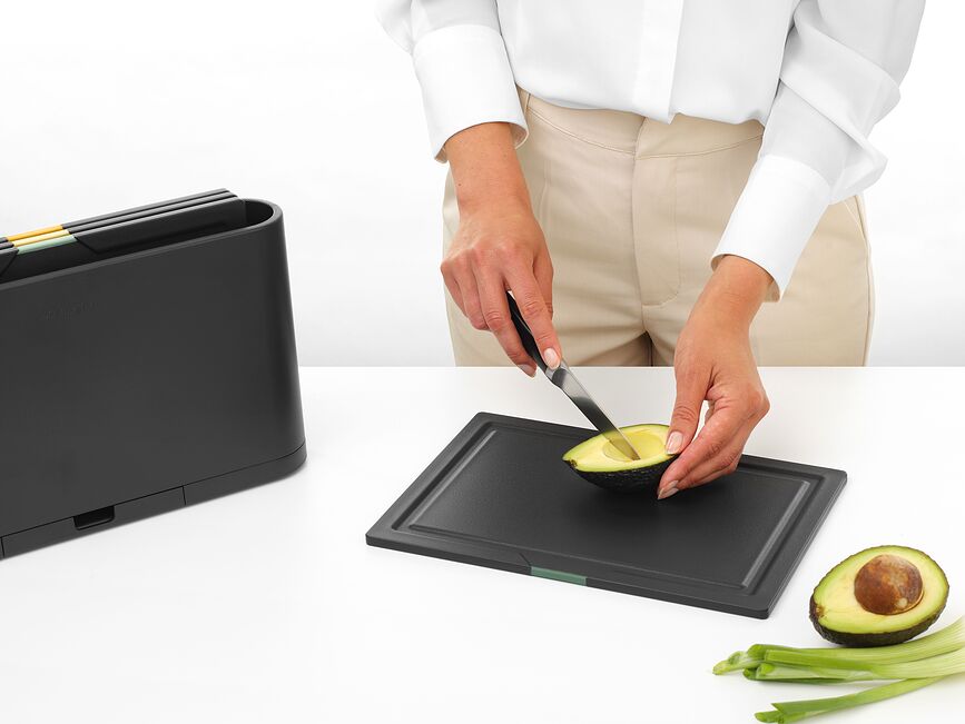 Tablas de Cortar Tasty+, con estuche de almacenamiento, Set de 4 piezas