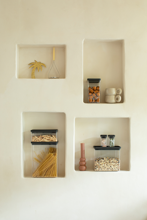 Tasty+ Boîte de conservation 1,5 L, gris foncé