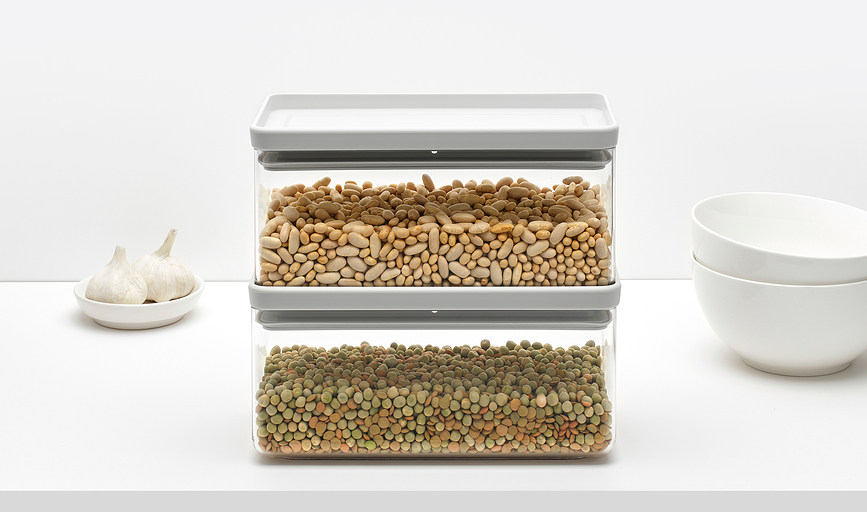 Tasty+ Δοχείο Αποθήκευσης, 3,5 L, ανοιχτό γκρι