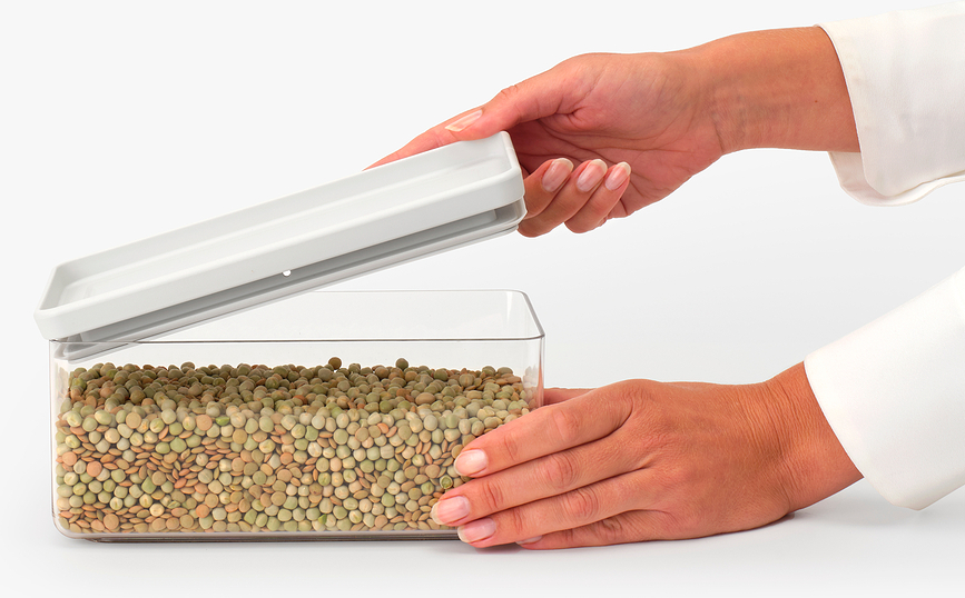 Tasty+ Δοχείο Αποθήκευσης, 3,5 L, ανοιχτό γκρι