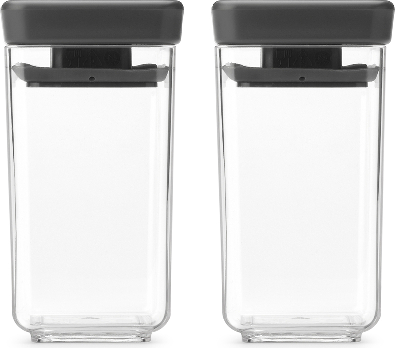 Tasty+ Küchenbehälter 150 ml dunkelgrau 2 St.