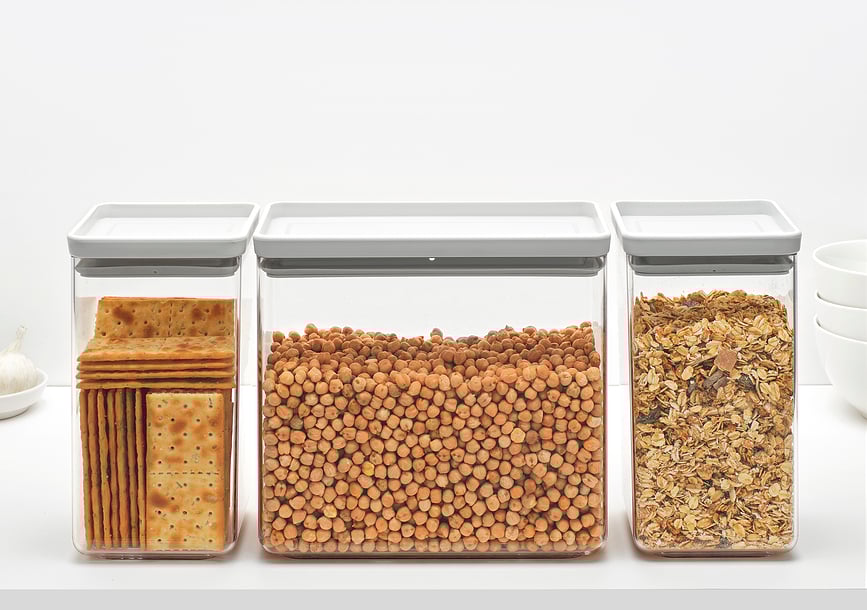 Tasty+ Posude za pohranu svijetlosive 3 kom.