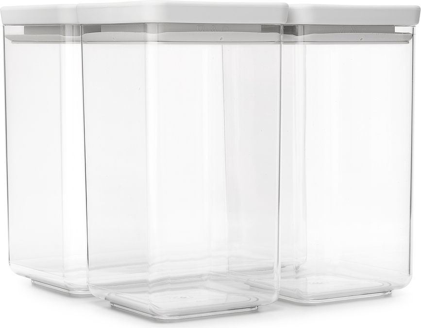 Tasty+ Posude za pohranu svijetlosive 3 kom.