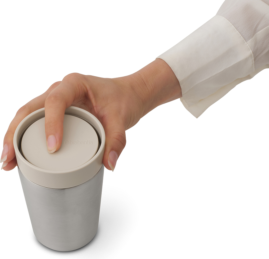 Taza Térmica Make & Take, 200 ml, gris claro