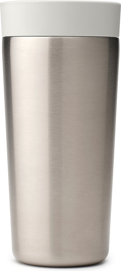 Taza térmica Make & Take, 360 ml, gris claro