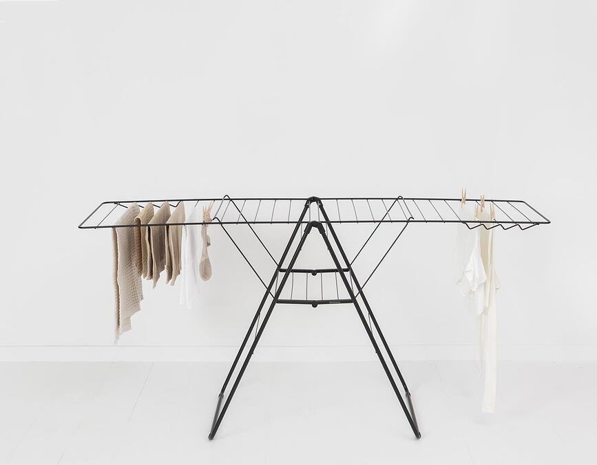 Tendedero Hangon, 181 cm, gris metalizado