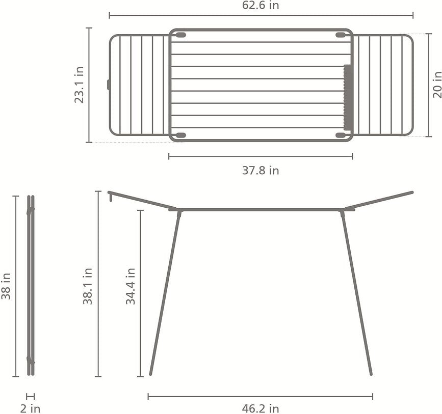 Tendedero Hangon Too, 158,9 cm, blanco