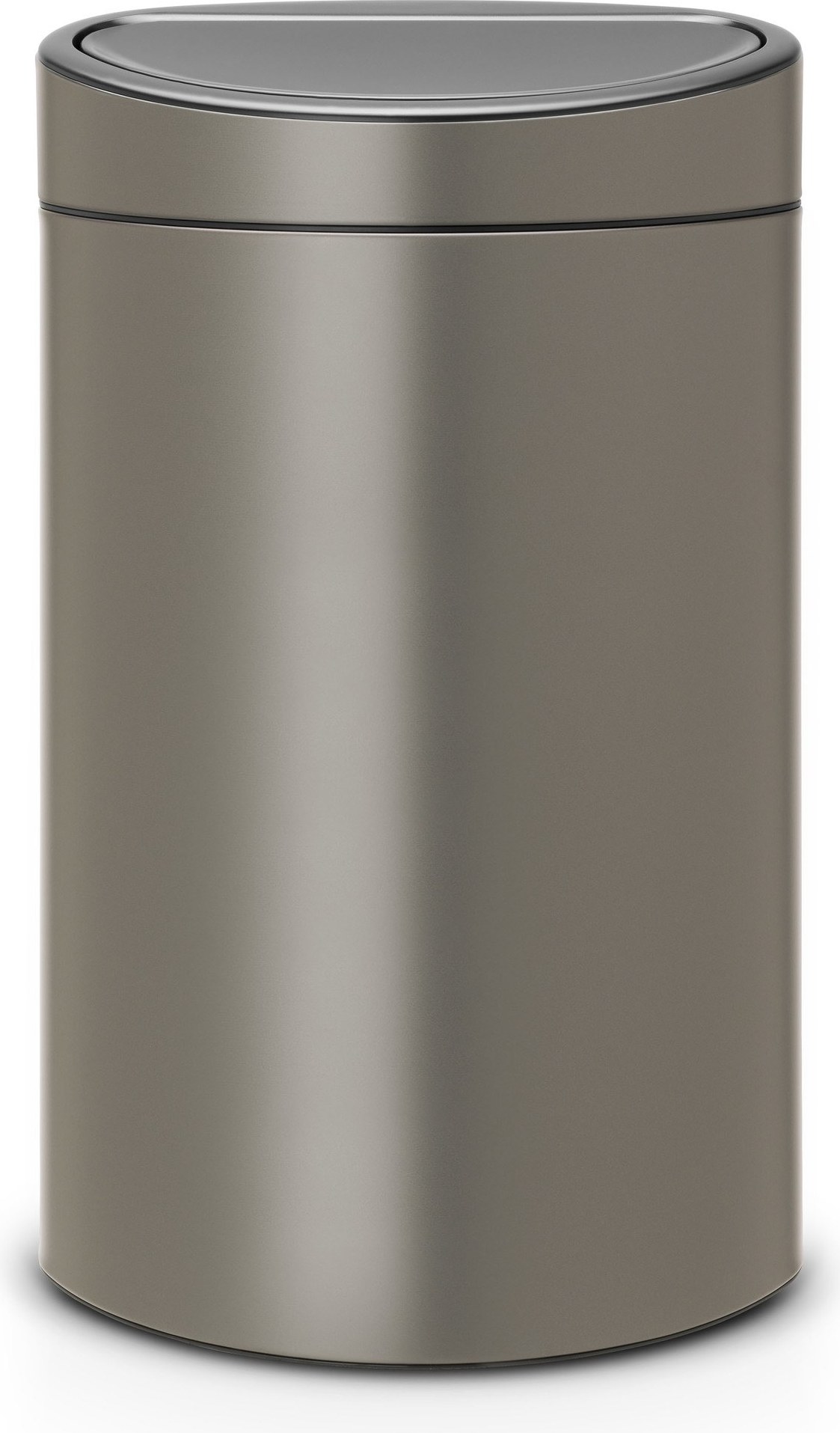 Touch Bin Mülleimer 40 l platinfarbig