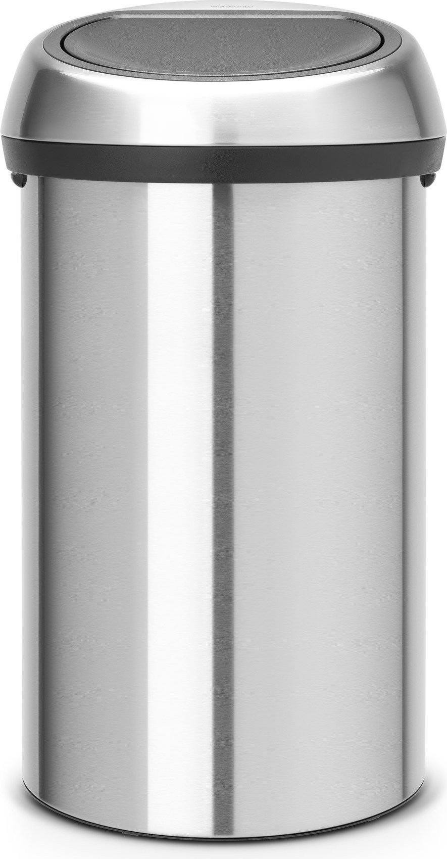 Touch Bin Mülleimer 60 l FPP Stahl matt