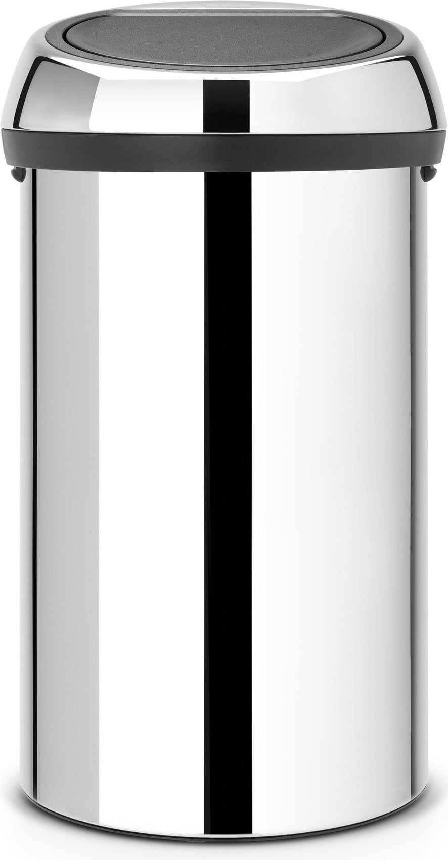 Touch Bin Mülleimer 60 l polierter Stahl