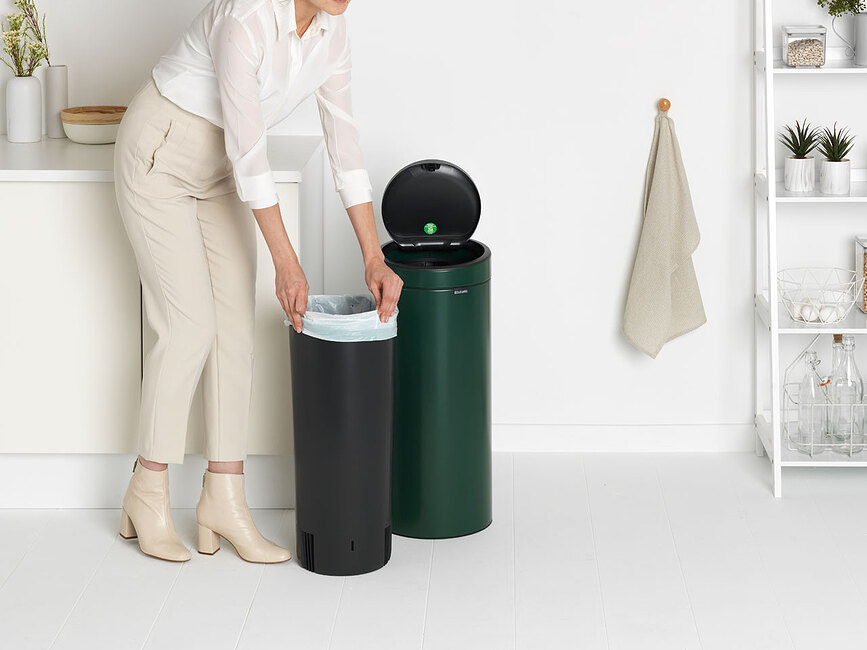 Touch Bin New Κάδος, 30 L, λευκός