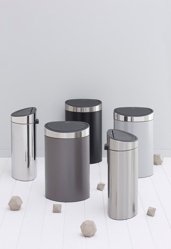 Touch Bin New Papperskorg 40 l, ljusbeige