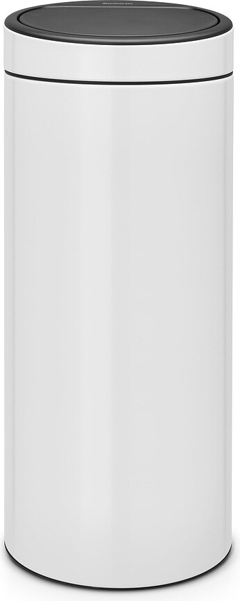Touch Bin New Poubelle 30 L, blanche
