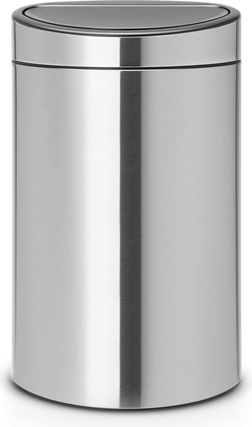 Touch Bin New Recycle Mülleimer 10 + 23 l FPP Stahl matt