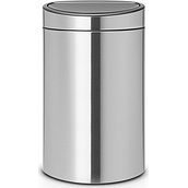 Touch Bin New Recycle Trashcan 10 + 23 l dull steel
