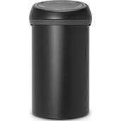 Touch Bin Trashcan 60 l Black with mineral gloss
