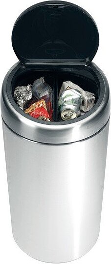 Twin Bin Koš za ločevanje, matirano jeklo FPP