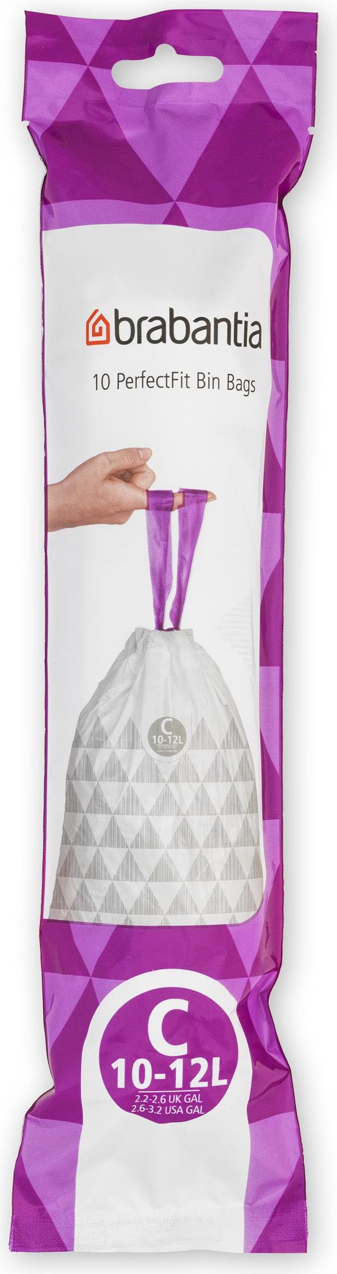 Worki na śmieci Brabantia PerfectFit rozmiar C 10-12 l 10 szt.