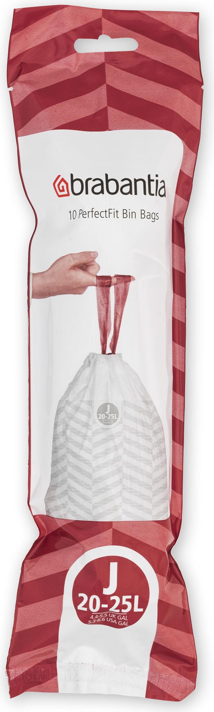 Worki na śmieci Brabantia PerfectFit rozmiar J 20-25 l 10 szt.
