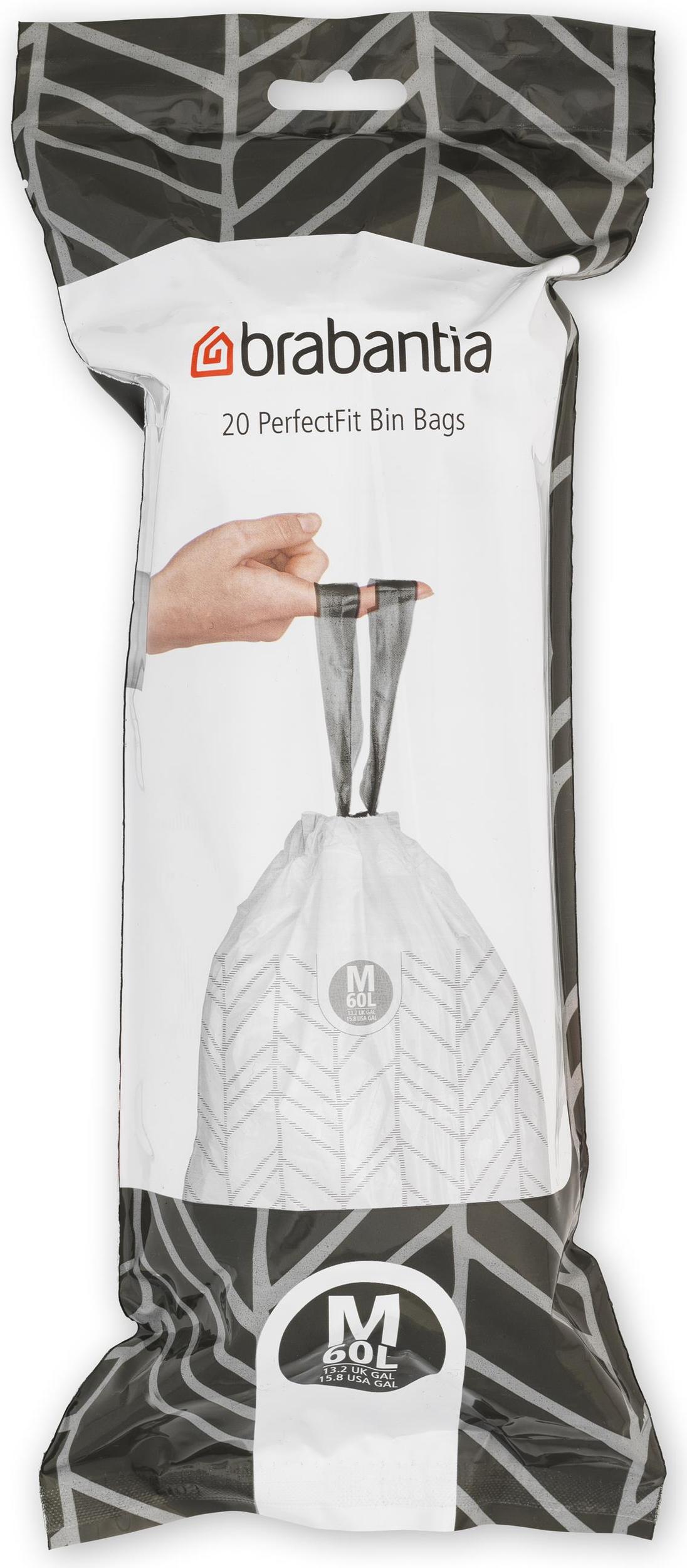Worki na śmieci Brabantia PerfectFit rozmiar M 60 l 20 szt.
