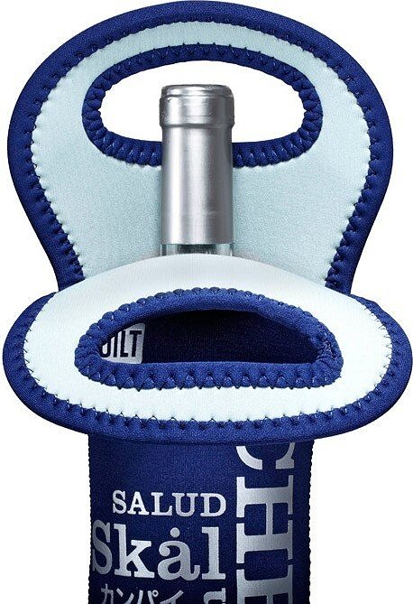 Bolsa Portabotellas individual, diseño Damasco