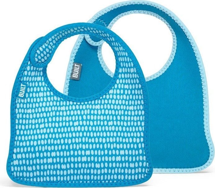 Mess Mate Kinderlätzchen dots blue 2 St.