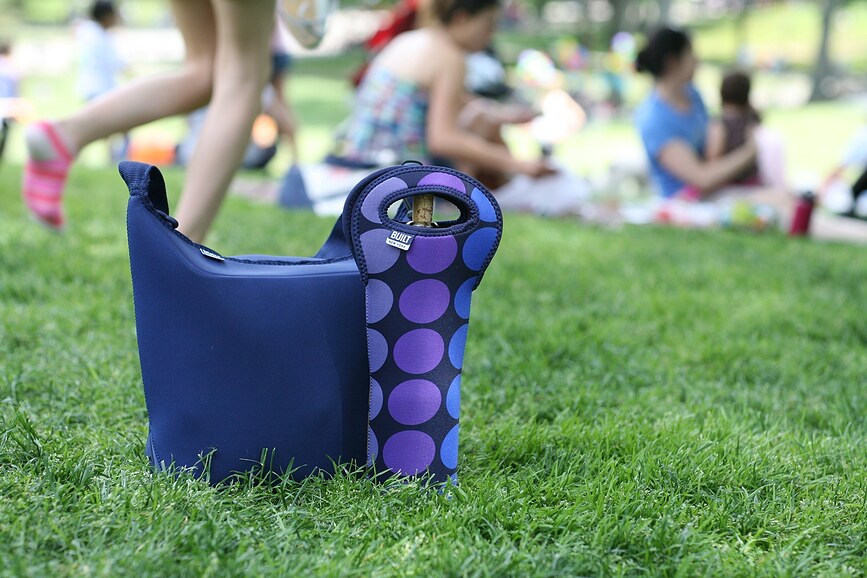 One Bottle Tote Damask Τσάντα για Μπουκάλι Κρασιού