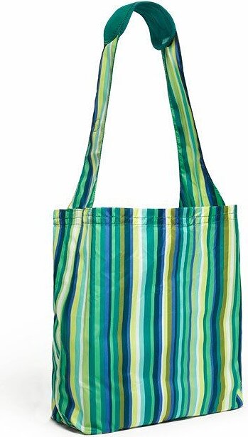 Pirkinių krepšys Reusable Shopper emerald stripe