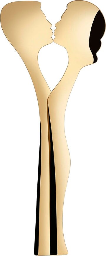 Abbraccio Salatbesteck, Gold, 2 St.