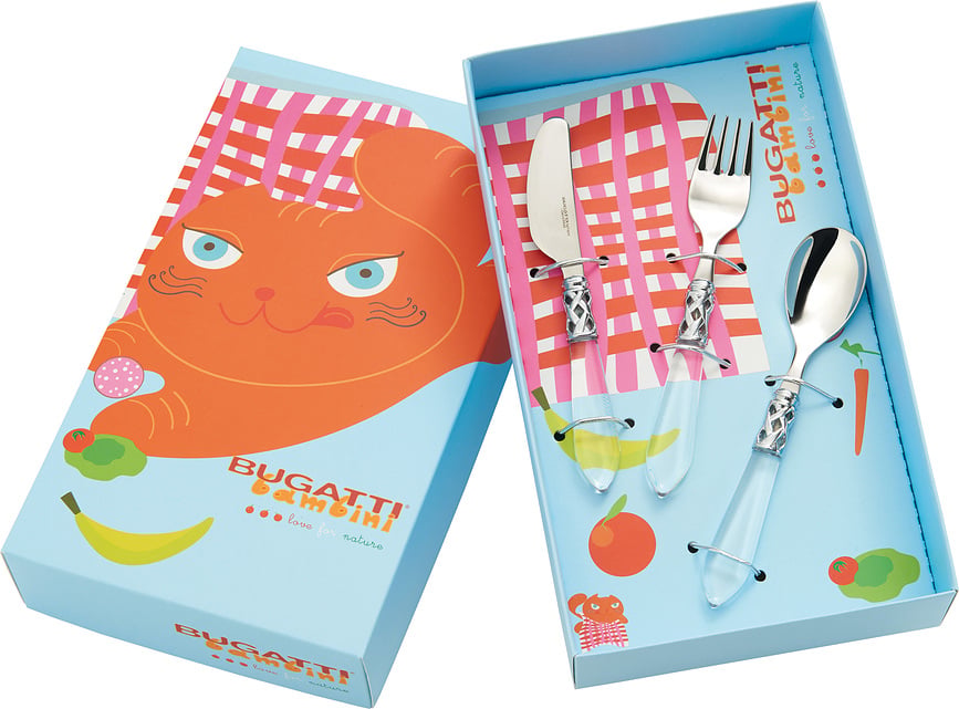 Aladdin Kinderservies zeeblauw 3-dlg.