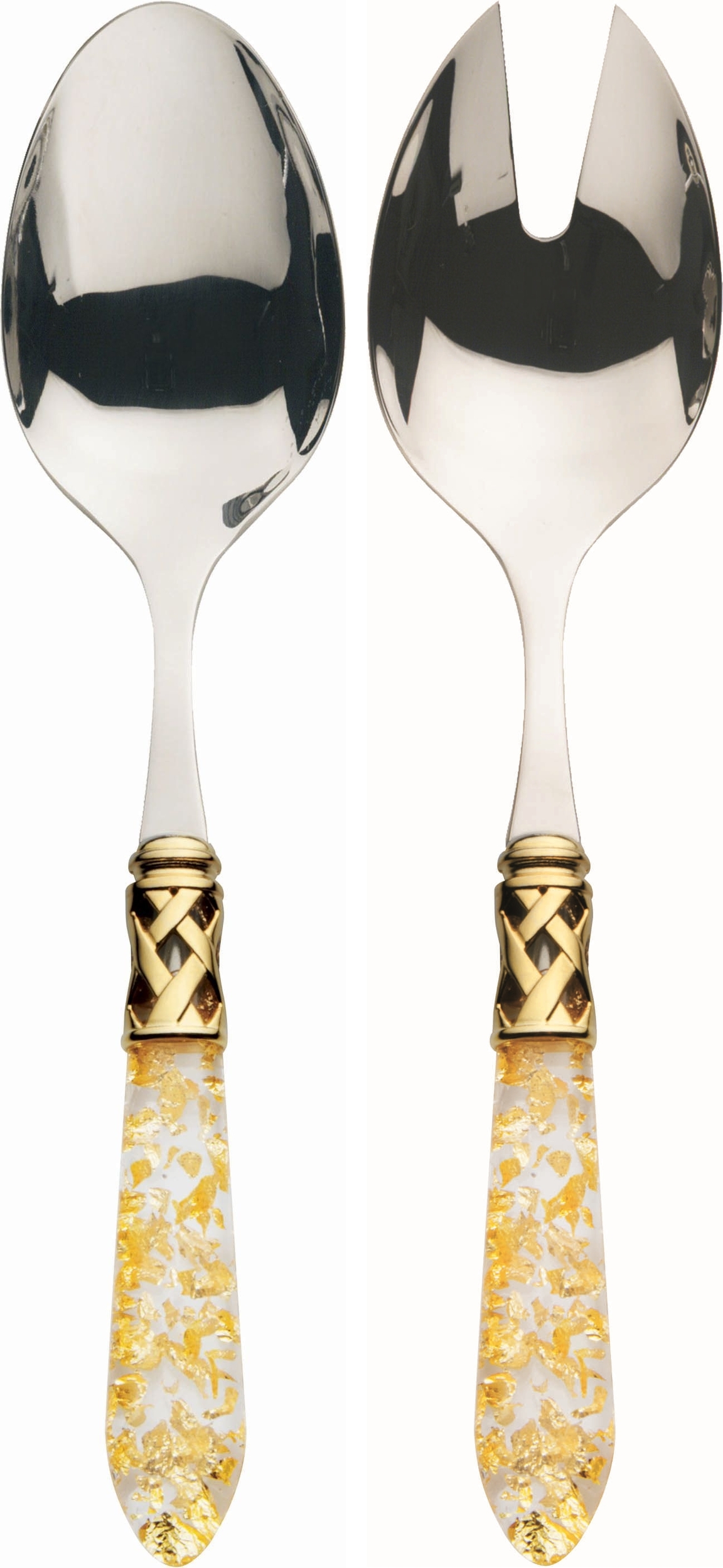 Aladdin Servierlöffel gold, 2-teilig