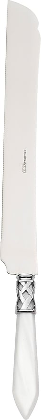 Aladdin Tortenmesser 31 cm, weiß-silber