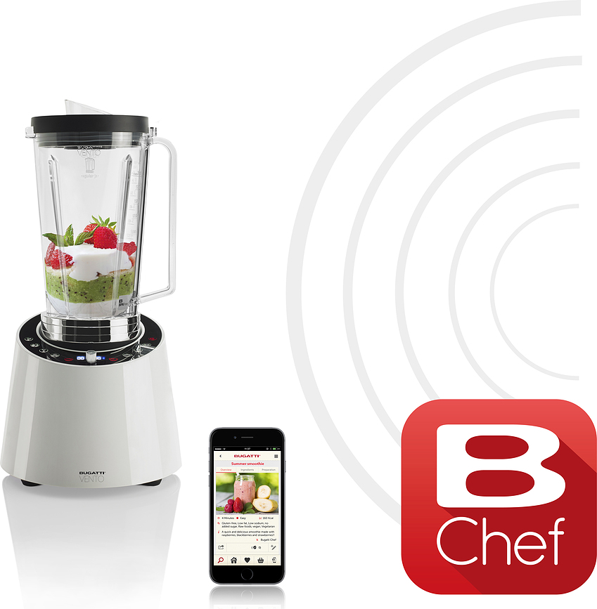Blenderis Vento 2 l, balts