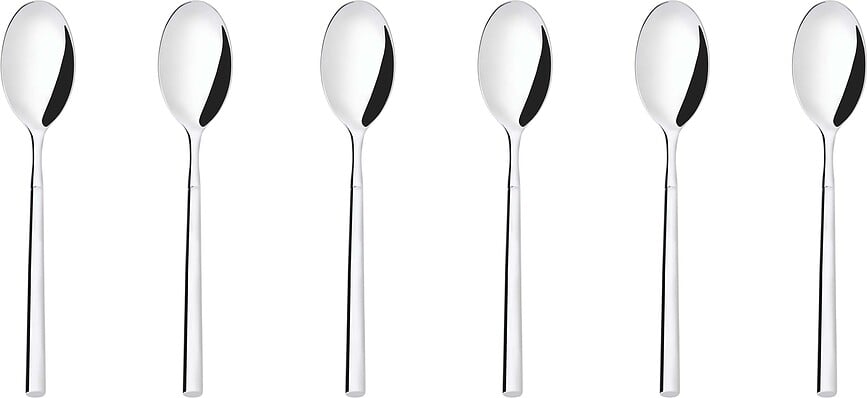 Kaffeelöffel Portofino, silber, in Geschenkbox, 6 St.