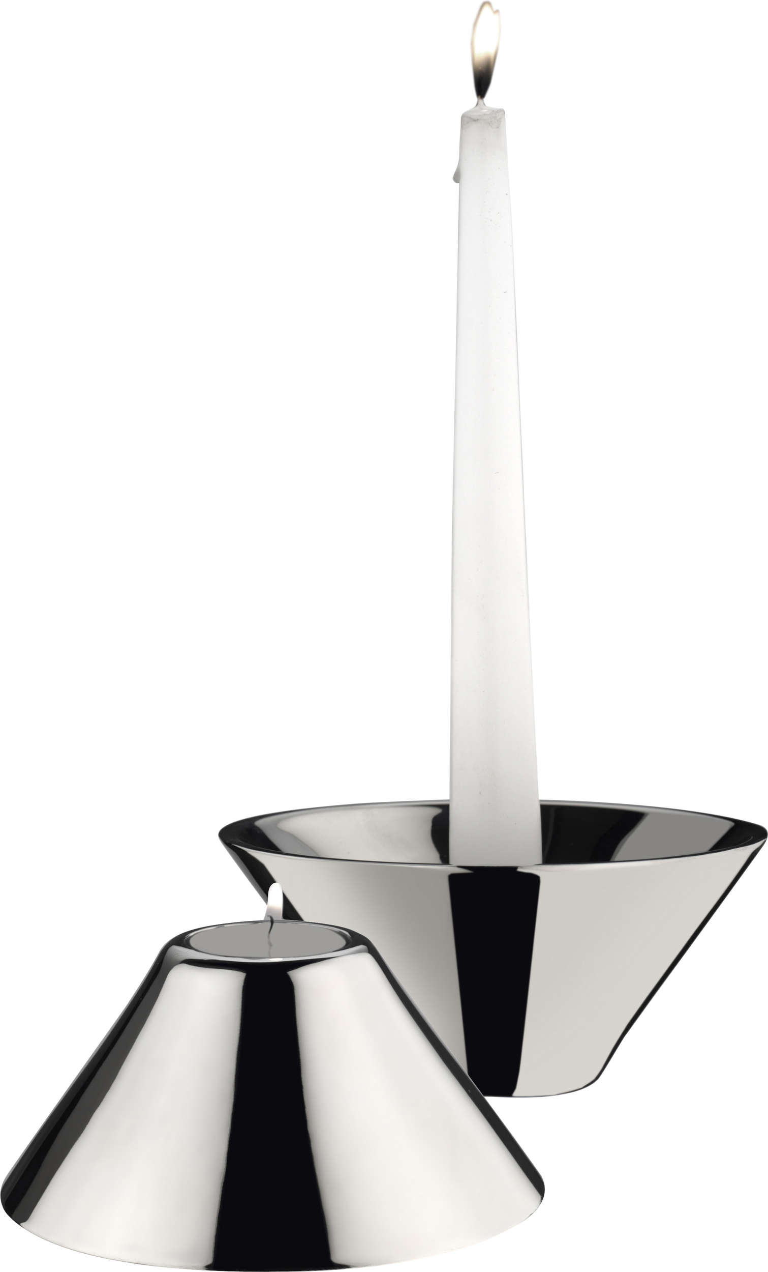 Kerzenständer Laguna für klassische Kerzen, silber