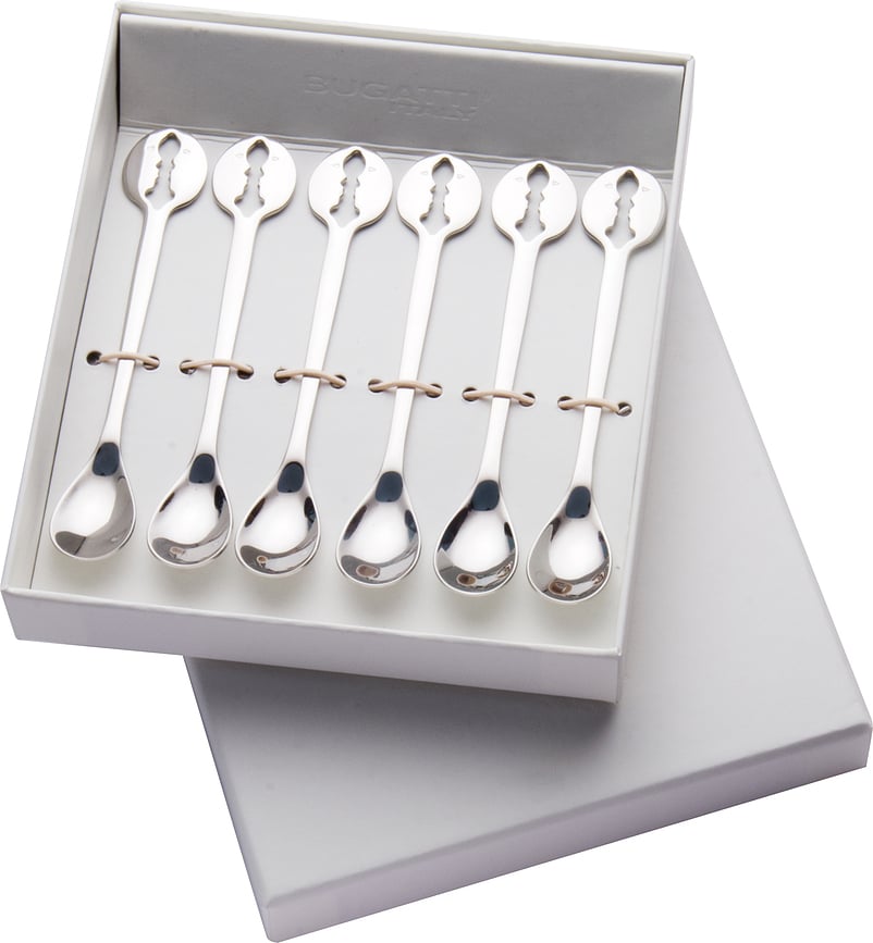 Kiss Coffee Spoons, silver, 6 pcs.