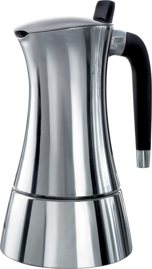 Milla Espressokocher, silber