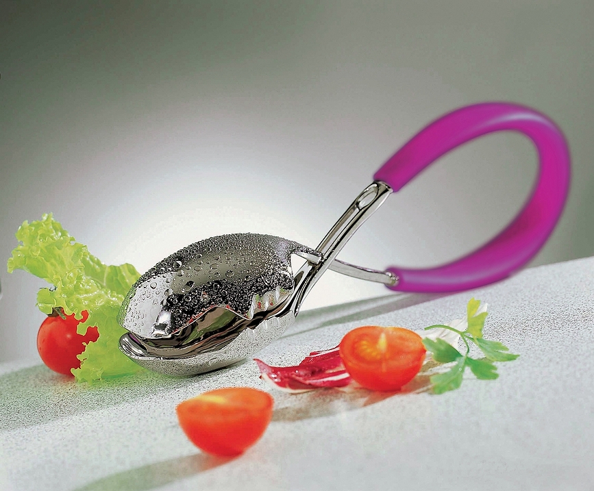 Molla Kiss Salad Tongs, vanilla