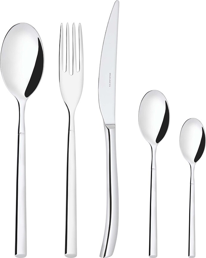 Portofino Cutlery Set, silver, in gift box, 30-piece set